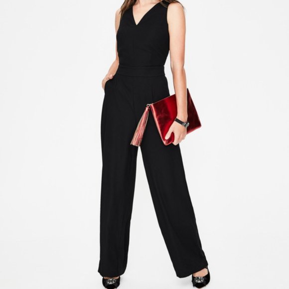 Boden Hexham Black Jumpsuit NWT - Picture 2 of 13